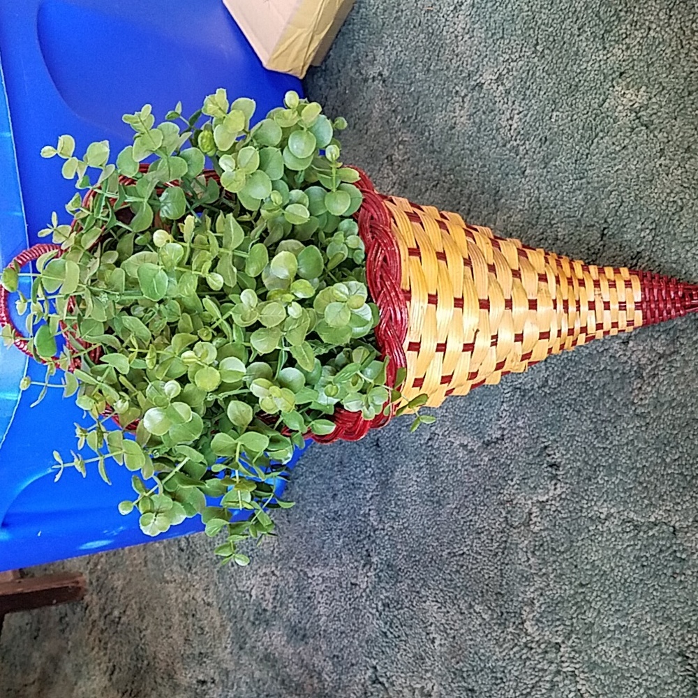 Cornucopia  with Greenery